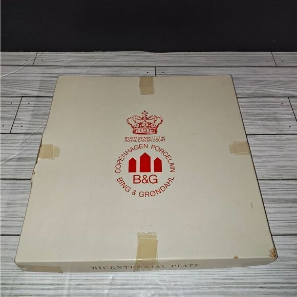B & G Bing & Grondah Copenhagen USA Bicentennial Plate 1776-1976 Special Edition - Picture 9 of 9